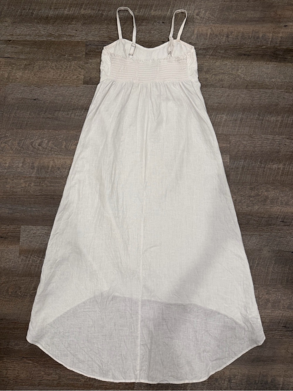 Tommy Bahama White Linen Maxi Dress Size S Coastal Cottagecore Beach Boho - Picture 3 of 9
